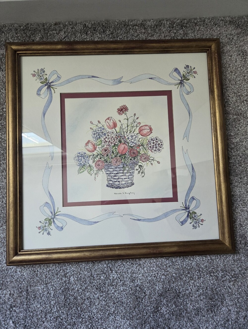 Vintage Art In Frame